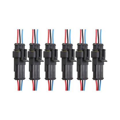 5PCS 3 Pin Car Electrical Wire Connector, Waterproof Male and Female Vehicle Terminal Wire Connectors Plug, Automotive Wire Plug Socket Kit, Universal for Sedan Truck Motorcycle - size: 3 Pin