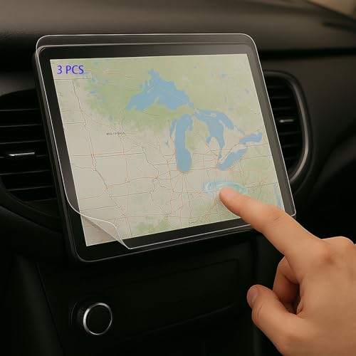Cut to Fit Hydrogel Screen Protector 3-Pack (120*180 mm) Universal Trimmable Protective Film HD Clear TPU Cuttable Screen Protection Anti-Scratch Display Film for Phone, GPS, Tablet, Camera
