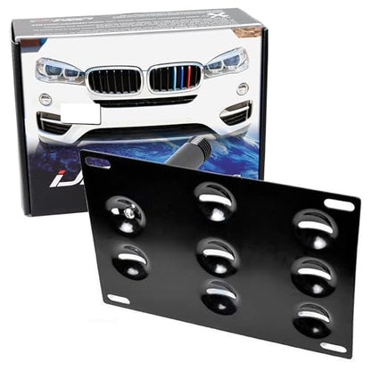 iJDMTOY Tow Hook License Plate Mounting Kit for BMW X1/X3/X4/X5/X6/Z4