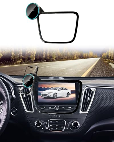 SKYLOTEC Magnetic Charger Phone Holder for Chevy Malibu 2016-2025 8-inch - color: Magnetic Wireless Charger, size: Malibu 2016-2025 (8 inch screen)