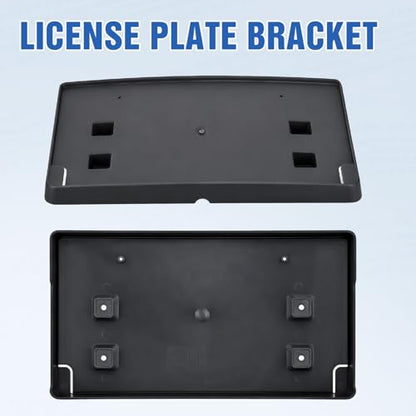 Nilight Front License Plate Bracket for JL 2018-2026# 68295610AA CH1068150 - color: Jeep JL& JT 2018-2026