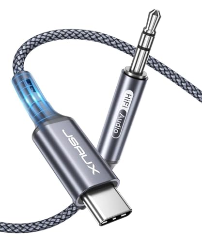 JSAUX USB C to 3.5mm Audio Aux Jack Cable 9.9ft, Aux Cord to USB C Car Cord - size: 3M