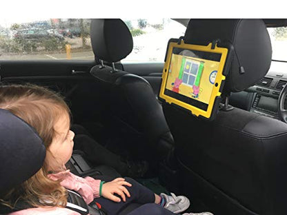 TabletHookz v3. Tablet/iPad Holder for the Plane Train and car. Hands-Free. Mount Your Device securely at Eye Level. Create Your own Inflight Entertainment While Keeping Your Device Safe and Secure.