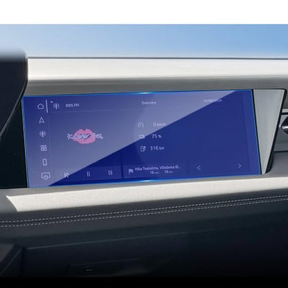 for 2026+Audi SQ6/Q6 e-tron 10.9 Inch Passenger Screen Protector - color: For 25-26 Audi Q6/SQ6 Co-pilot 10.9 Blue