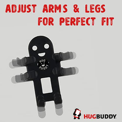 Hug Buddy Air Vent Universal Car Cell Phone Holder, Adjustable, Mount Compatible with iPhone, Samsung Galaxy, LG, Google, Nexus 5X, and Most Smartphones, Pug the Dog - color: Pug the Dog