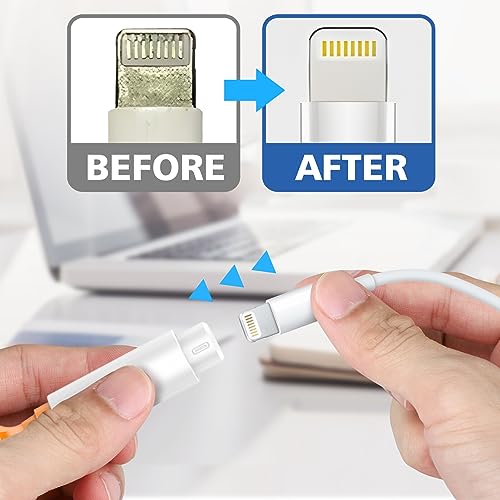 iPhone Cleaning Kit for Charging Port, Cleaner Kit for AirPod Phone, White - color: White