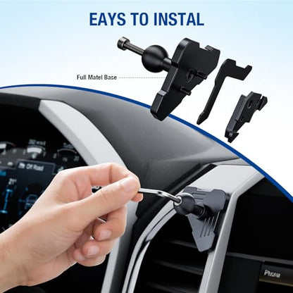 Surfcabin CNC Magnetic Vent Phone Holder for 2015-2020 Ford F150 - style: Compatible with F150 2015-2020 with Metal Arm