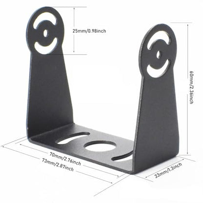 RV Backup Camera Mounting Bracket Truck Rear View Monitor Stand Mount Holder Adapter Kit for Trailer Bus Van Pickup Recreational Vehicle 5th Wheel Camper ( Bottom + Top Rack Protector )