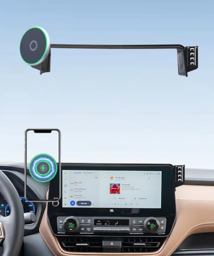 Car Phone Mount for Toyota Grand Highlander/Hybrid 2024-2026 Accessories - size: for 2024-2026 Toyota Grand Highlander(12.3 Inch)