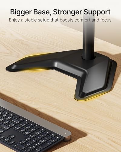 monTEK Freestanding Quad Monitor Stand for Four 17-32" Screens, 22 lbs Each - size: Quad Monitor
