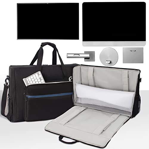 AKOZLIN 24" Dual Monitor Carrying Case, Padded Monitor Bag, TV Travel Case - size: For Dual 19"- 24" Screen