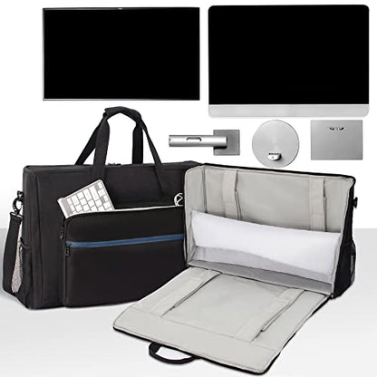 AKOZLIN 24" Dual Monitor Carrying Case, Padded Monitor Bag, TV Travel Case - size: For Dual 19"- 24" Screen