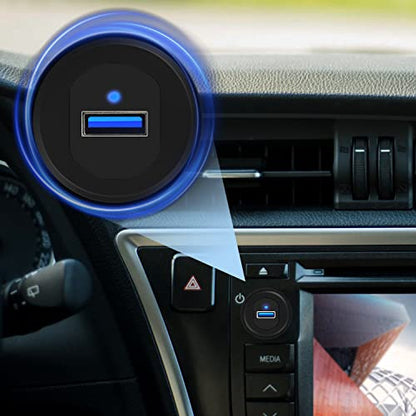 Single Port USB 3.0 Car Mount Flush Cable with LED Indicator - style: Single Port 3ft