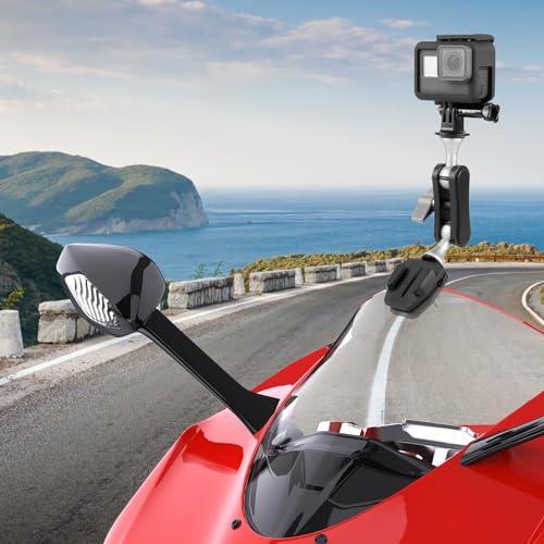 PULUZ Motorcycle Windshield Mount Clip, for Recording Cycling Experiences - size: Windshield Mount Clip