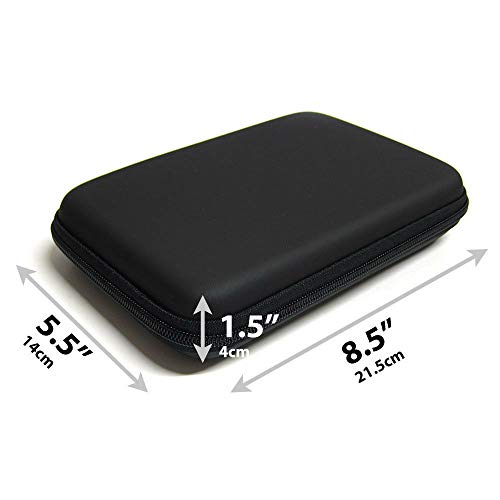 Hard Travel Carrying Case for 7 Inch GPS with Stylus Pen & Screen Protector, Compatible with Garmin Fleet 660 670 670V, RV 660 660LMT, RV-BBT 601, HC7