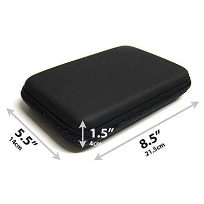 Hard Travel Carrying Case for 7 Inch GPS with Stylus Pen & Screen Protector, Compatible with Garmin Fleet 660 670 670V, RV 660 660LMT, RV-BBT 601, HC7