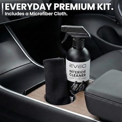 EVEO TESLA Interior Cleaner Kit - (16oz) Tesla Model Y Juniper Accessories & Tesla Model 3 Accessories | Tesla Seat Cleaner, Car Interior Cleaner - Car Leather Cleaning | Tesla Model S 3 X Y 2026