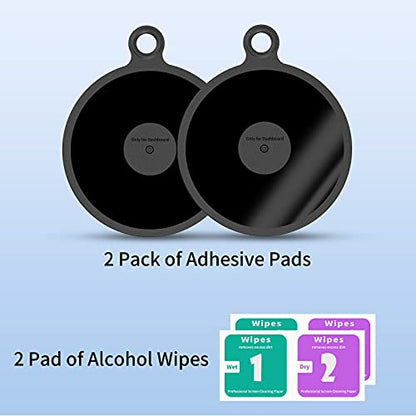 OQTIQ Sticky Adhesive 3M Pad 95mm (3.7") Dashboard Mounting Disk for Suction Cup Phone Mount [2 Pack] for Tom Tom Garmin GPS Suction Mount Replacement Heat Resistant Sticky Pad for Car, Truck, Van