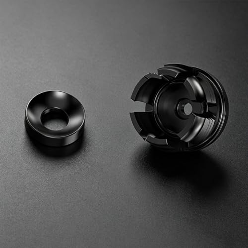 1 Set of 17mm Ball Head Adapters Nut for Vehicle Phone Mount Brackets Windshield Suction Cup Stand Aluminum Screw Nut Cap Pad Car Phone Holder Accessories - color: 1set Black