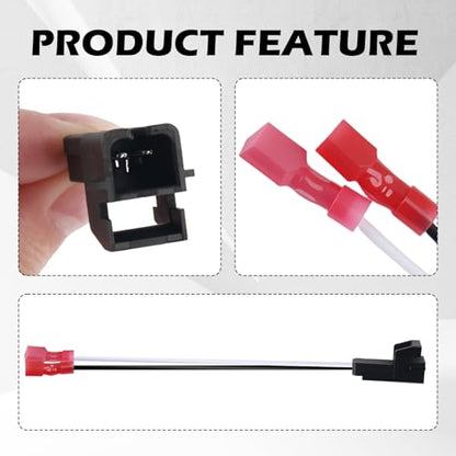 4PCS OEM#72-4568 Door Speaker Adapter,Car Audio & Video Speakers Wiring Harness for Direct Replacement,Speaker Harness Adapter Car Accessories Compatible with Chevrolet GMC - color: 4PCS