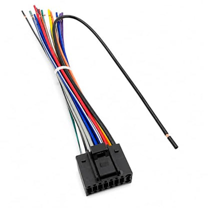 SCREENTRONICS Car Stereo Wire Harness Compatible Replacement for JVC KD-AR959BS KD-R320 KD-R330 KD-R370 KD-R660 KD-R960BTS KD-R980BTS KD-X50BT KW-AV50 KW-AV70BT KW-R920BTS KW-V120BT KW-V230BT Radio