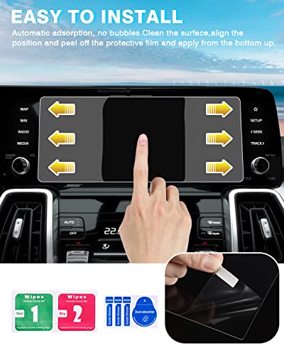 Karltys 2pc Screen Protector Kia Sorento 2021~2023 10.25 inch (S, EX, SX, SX Prestige, SX Prestige X-Line)[No Glare & Fingerprint] Tempered Glass Kia Sorento Accessories - size: 10.25"Kia Sorento 2021~2023
