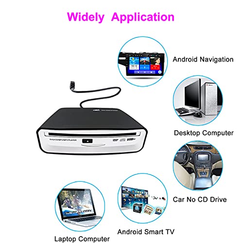 External Portable CD Player for Car USB Car CD Player
