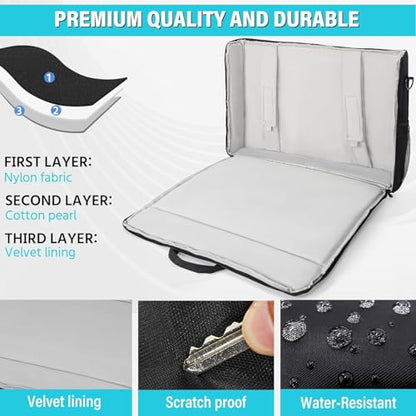 AKOZLIN 24 inch Monitor Carrying Case, Padded Monitor Bag, TV Travel Case - size: For 19"- 24" Screen