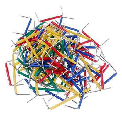 BOJACK 14 Vaules 560 pcs 2-125mm Solderless Flexible Breadboard Connecting Line Cables Breadboard Jumper Wires kit - size: 14 Vaules 2-125mm / 560 Pcs
