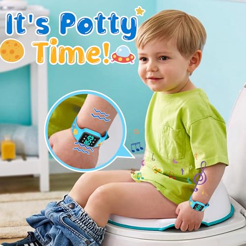 BEN NEVIS Potty Training Watch, Digital Toddler Watch with Countdown/Music/Alarm Clocks/Vibration Reminder and Waterproof, Remind Toddler to Go to The Toilet - color: 20-Blue-Space