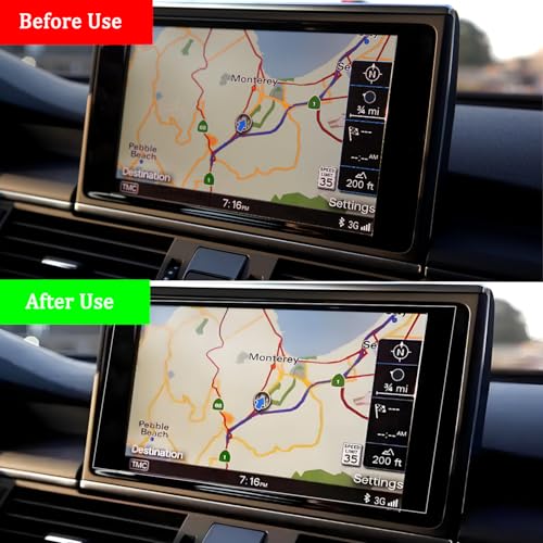 i-Tensodo 3 Pack Universal Trimmable High Definition Screen Protector for All Mini Navigation, Anti Scratch, HD Clear Screen Protector Film, Sizes: 8.07 x 7.08 inches