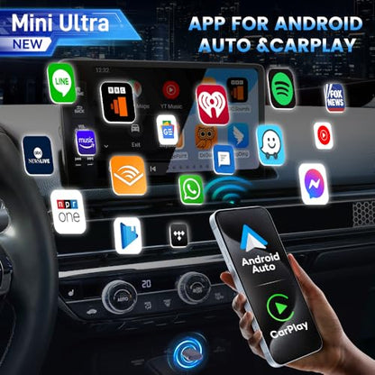 Carlinkit Mini Ultra 1 – Wireless CarPlay & Android Auto Adapter