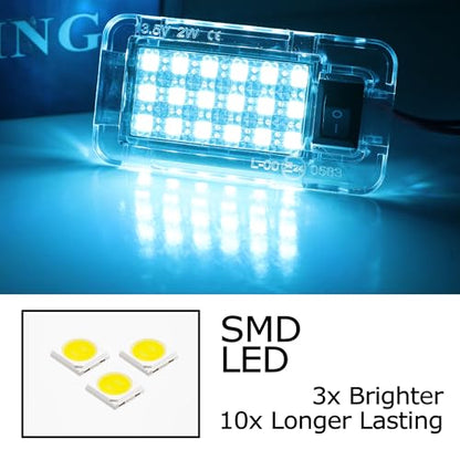 iJDMTOY LED Trunk Cargo Area Light for Toyota and Lexus - style: Aqua Ice Blue