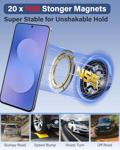 SKYLOTEC Magnetic Phone Mount for Mercedes-Benz GLC 2020-2022 10.25-inch - color: Magnetic, size: GLC 2020-2022