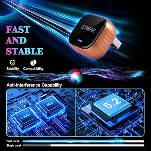 Wireless CarPlay Adapter 2026 for iPhone iOS 10+ – 98% Compatible with Factory Wired CarPlay 2016+, 2.4G/5G Dual Band, No App Required, Plug & Play Auto Reconnect