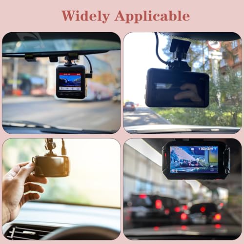 WLLHYF Electrostatic Film for Dash Cam Sticker Shield for Windshields Double-Sided Adhesive Pad Electrostatic Stickers for Dash Cam Mounting Adhesive Clear Static Cling Film