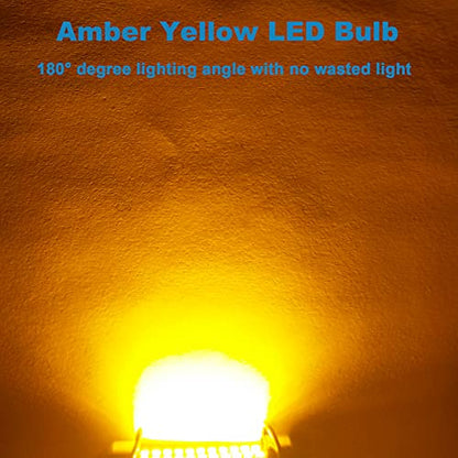Serundo Auto 578 212-2 211-2 Led Bulb 41mm 42mm 1.65in Led Festoon Bulb 4pc - color: Amber, size: 42mm 578 4pcs
