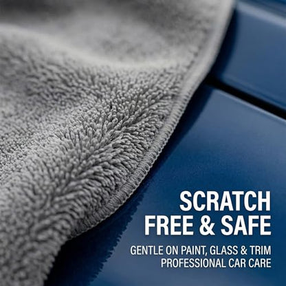 2 Pack Professional Large Microfiber Car Drying Towels (31" x 24"), Microfiber Towels for Cars, Scratch Free, Lint Free, Highly Absorbent Quick Drying Towel Cloth for Cars, Trucks Boats, Car Detailing