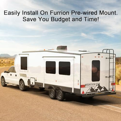 Fookoo HD 1080P 7" Wireless Backup Camera System for Furrion Pre-Wired RV - size: 7" 1-Cam