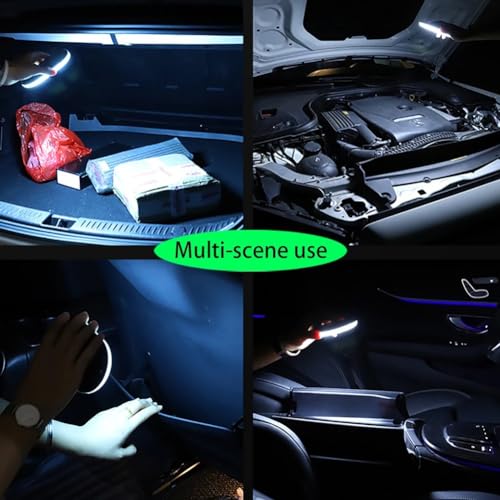 Car Roof Light Wireless LED Reading Light Rechargeable Interior Dome Lamp