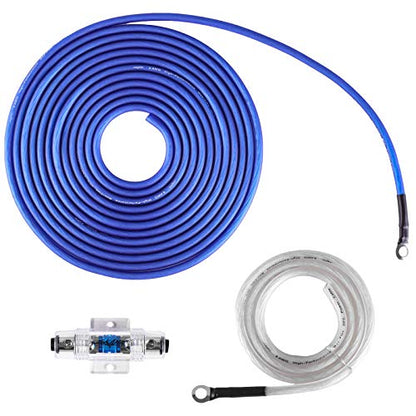 Skar Audio 8 Gauge OFC Complete Amplifier Installation Wiring Kit, SKAR8MANL-OFC - size: 8 Gauge (OFC)