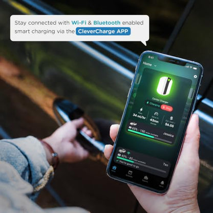 CleverCharge Level 2 EV Charger, 48A/240V, Hardwired, J1772 Connector