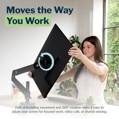 Vari Single Monitor Arm – Black - size: Single-Monitor Arm