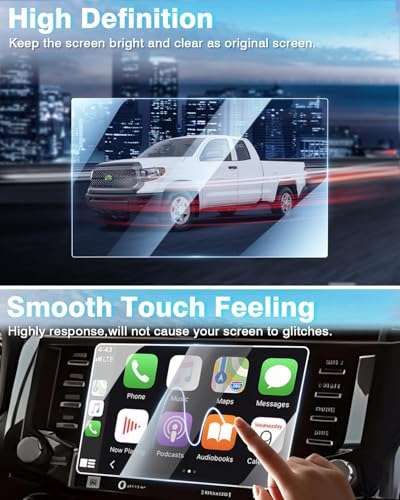 Karltys [Upgrade 2PCS 2020~2024 Toyota 4Runner 8-Inch Screen Protector [No Glare & Fingerprint] for HD Touchscreen 9H Tempered Glass Ultra Clear Radio Screen Cover - size: 2020~2024 Toyota 4Runner 8-Inch