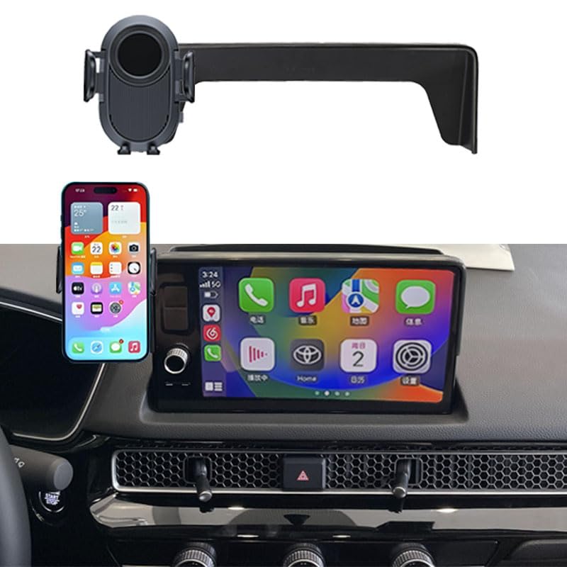 Car Phone Holder for 2022-2025 2026 Honda Civic Accessories,Phone Mount with Dash Organizer for Civic with 9-inch Screen,Hands-Free 360 Degree Rotation Dash Mount Cell Phones Holder - size: 22-26 Civic 9-inch