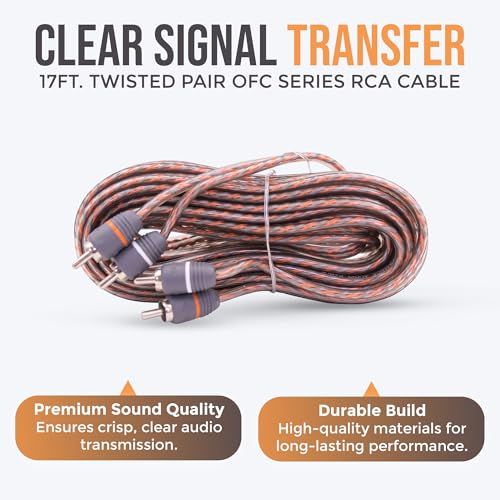 Elite Audio 0 Gauge Amplifier Wiring Kit, 3600W CCA Amp Install Kit – EA-PRMK0 - size: 0 Gauge (Single Amp)