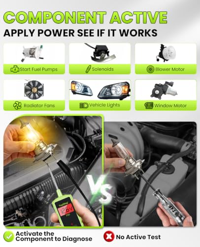 12 Volt Test Light Automotive, Power Circuit Probe Kit, 6V - 24V Car Fuse Tester, Voltage Tester 0.3v-70v, AC DC Outlet Tester, Automotive Short Circuit Finder, P60 - style: P60