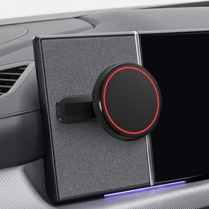 Designed for Hyundai Ioniq 5 Phone Mount, Magnetically Attaches to Metallic Dashboard for 2024 2025 Hyundai Sonata Kona & 2022-2025 Ioniq5 2026 Ioniq 9 [Compatible with MagSafe] - style: Magnetic