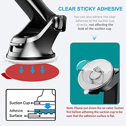 AZXYI Sticky Adhesive Replacement for Windshield Camera Holder, 6pcs 2.76"(70mm) VHB Circle Double-Sided Adhesive Tapes for Dashboard Suction Cup Mount, Mounting Disk Pads, Dash Cam/GPS/Sucker Holder