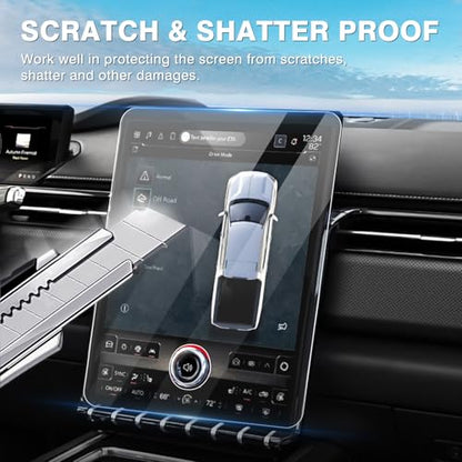 Karltys Upgrade Screen Protector 2025 2026 GMC Yukon 16.8-Inch [No Glare & Fingerprint] for Touchscreen Cover - size: 2025 2026 GMC Yukon